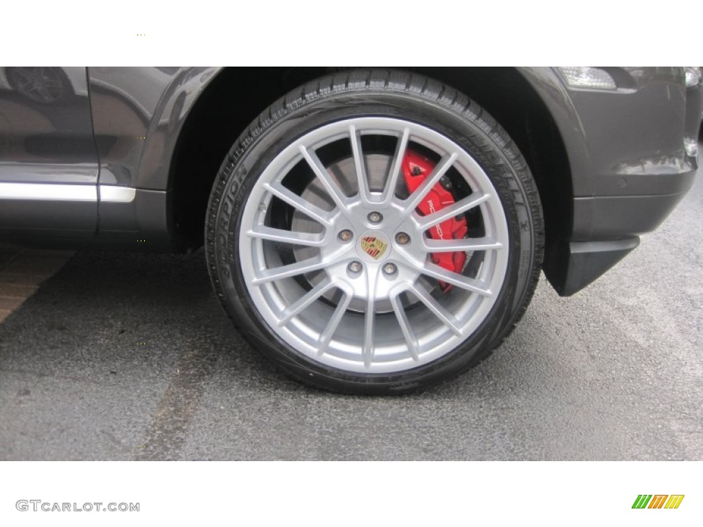 2009 Cayenne Turbo S - Lava Grey Metallic / Black photo #7