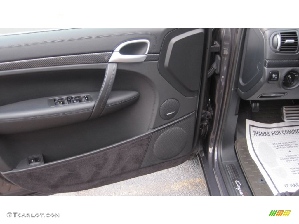 2009 Cayenne Turbo S - Lava Grey Metallic / Black photo #11