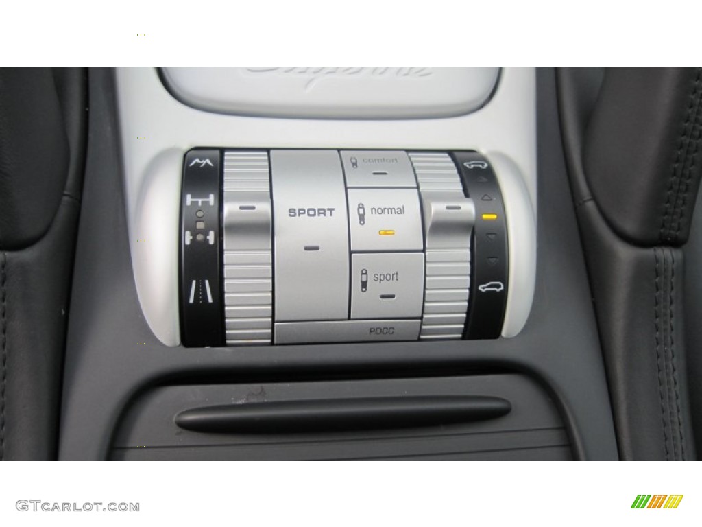 2009 Cayenne Turbo S - Lava Grey Metallic / Black photo #18