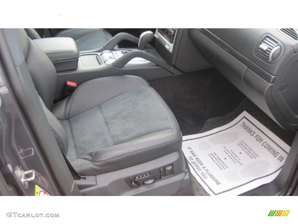 2009 Cayenne Turbo S - Lava Grey Metallic / Black photo #20