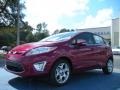 2011 Bright Magenta Metallic Ford Fiesta SES Hatchback  photo #1