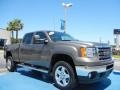 2012 Mocha Steel Metallic GMC Sierra 2500HD SLT Crew Cab 4x4  photo #7