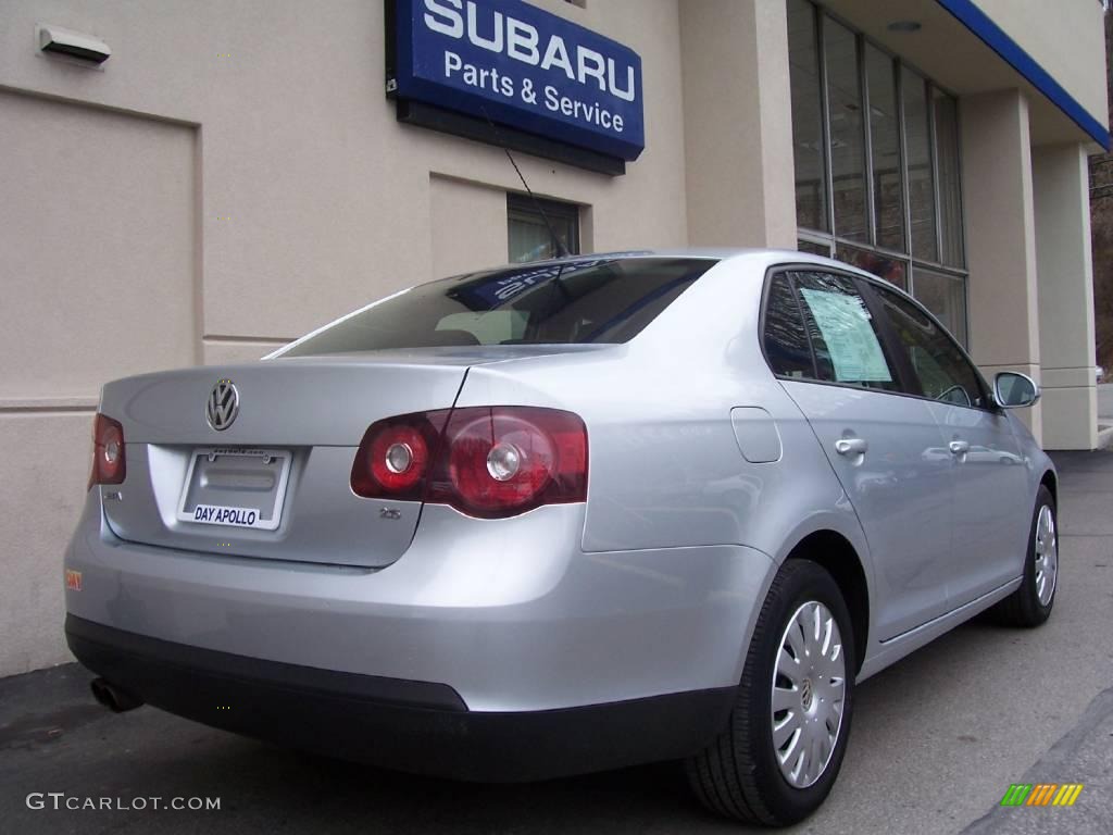 2008 Jetta S Sedan - Reflex Silver Metallic / Anthracite Black photo #3