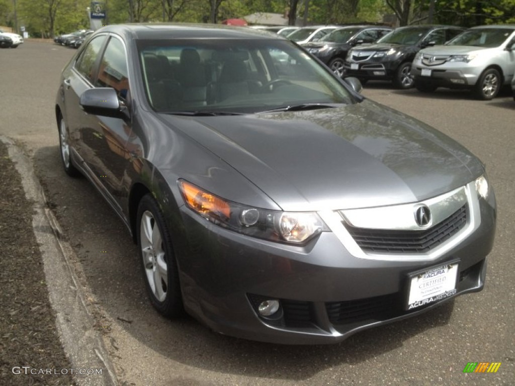 2009 TSX Sedan - Polished Metal Metallic / Ebony photo #3