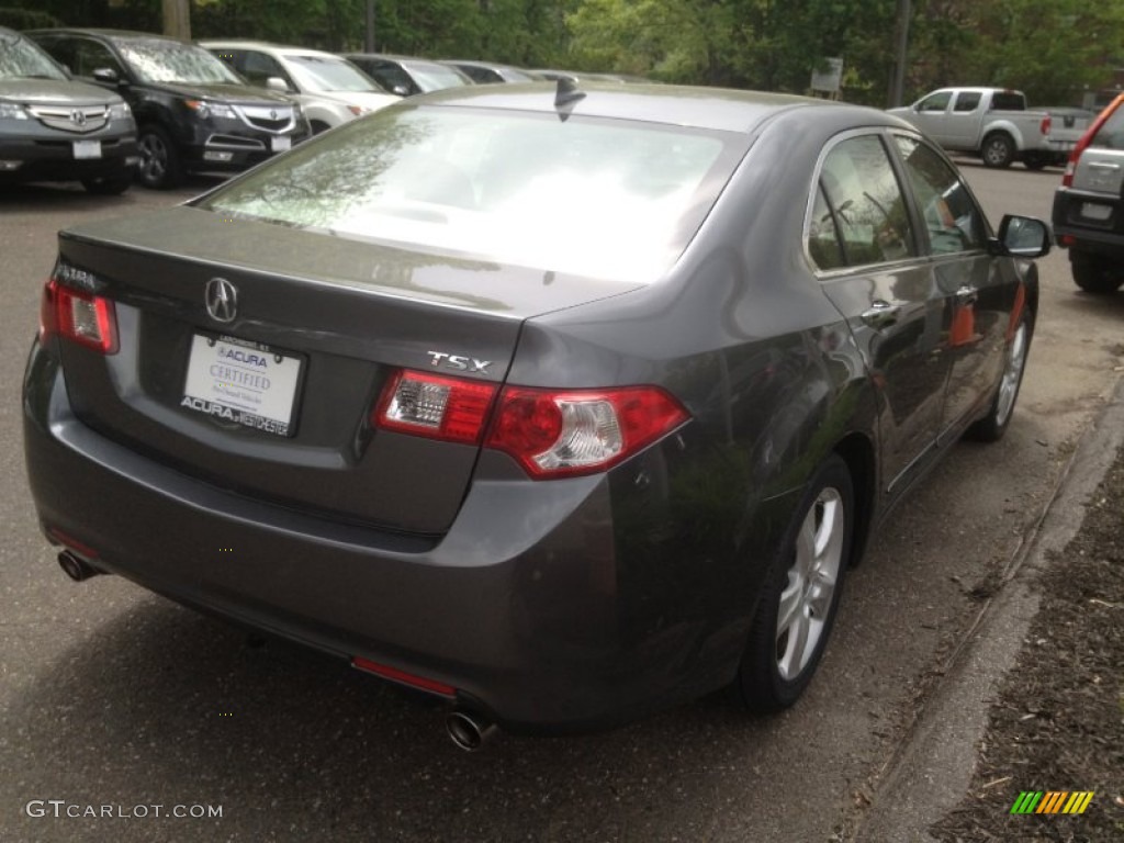 2009 TSX Sedan - Polished Metal Metallic / Ebony photo #8