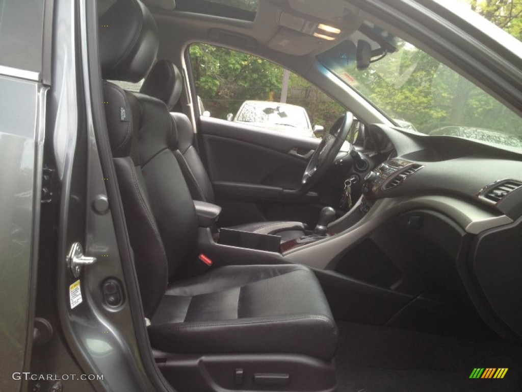 2009 TSX Sedan - Polished Metal Metallic / Ebony photo #11