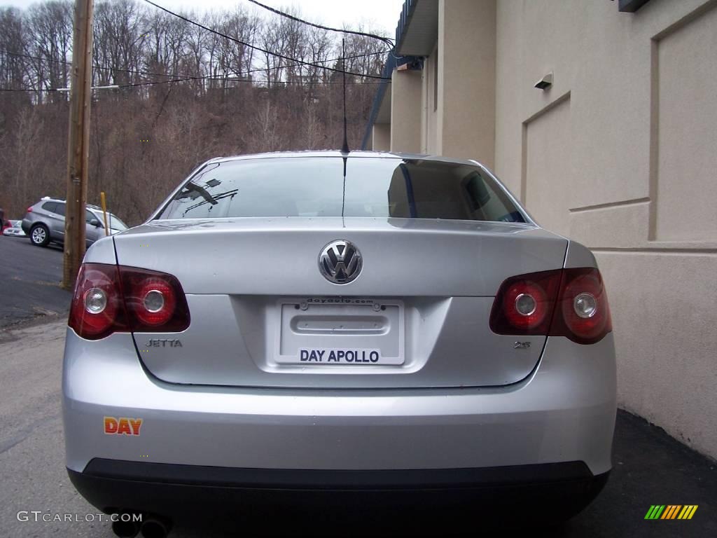 2008 Jetta S Sedan - Reflex Silver Metallic / Anthracite Black photo #8