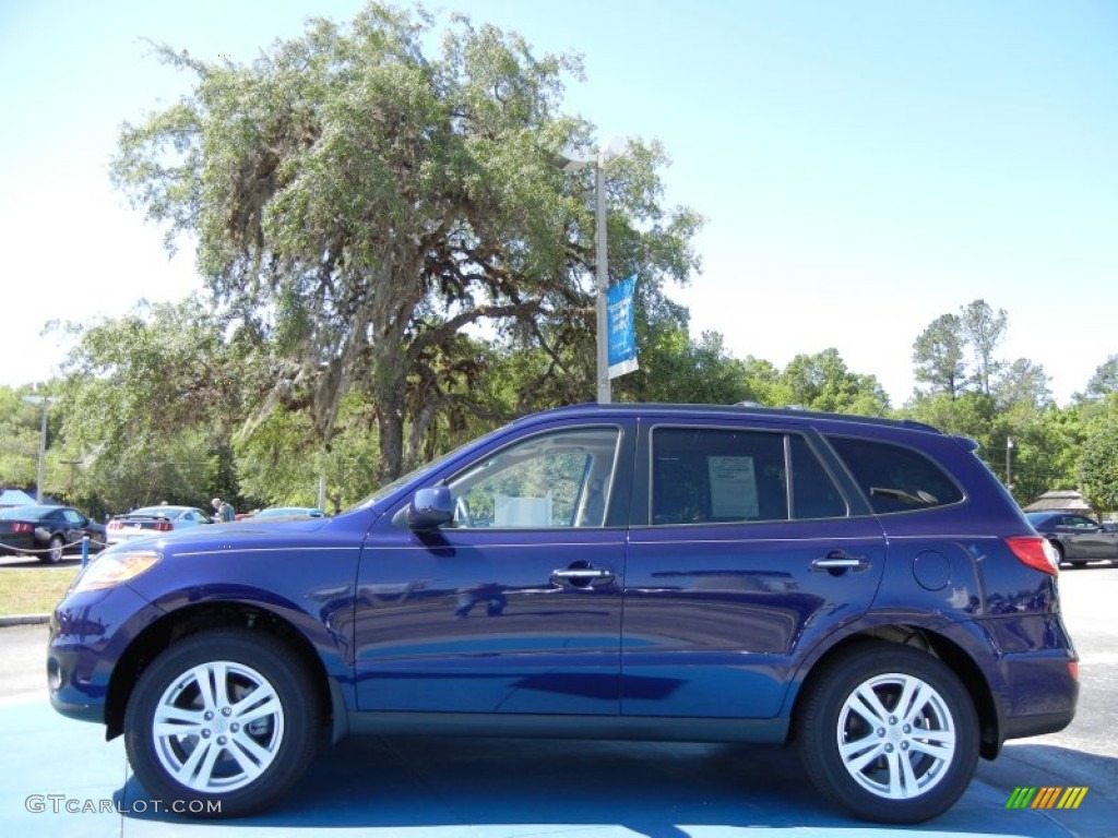 Indigo Blue Pearl 2010 Hyundai Santa Fe Limited Exterior Photo #64309777