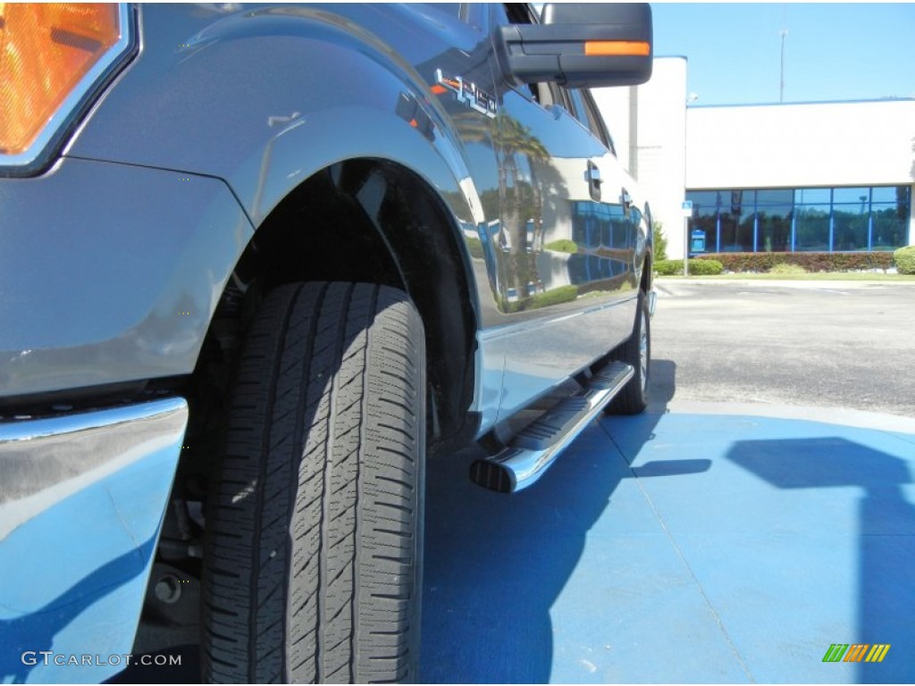 2010 F150 XLT SuperCrew - Sterling Grey Metallic / Medium Stone photo #10