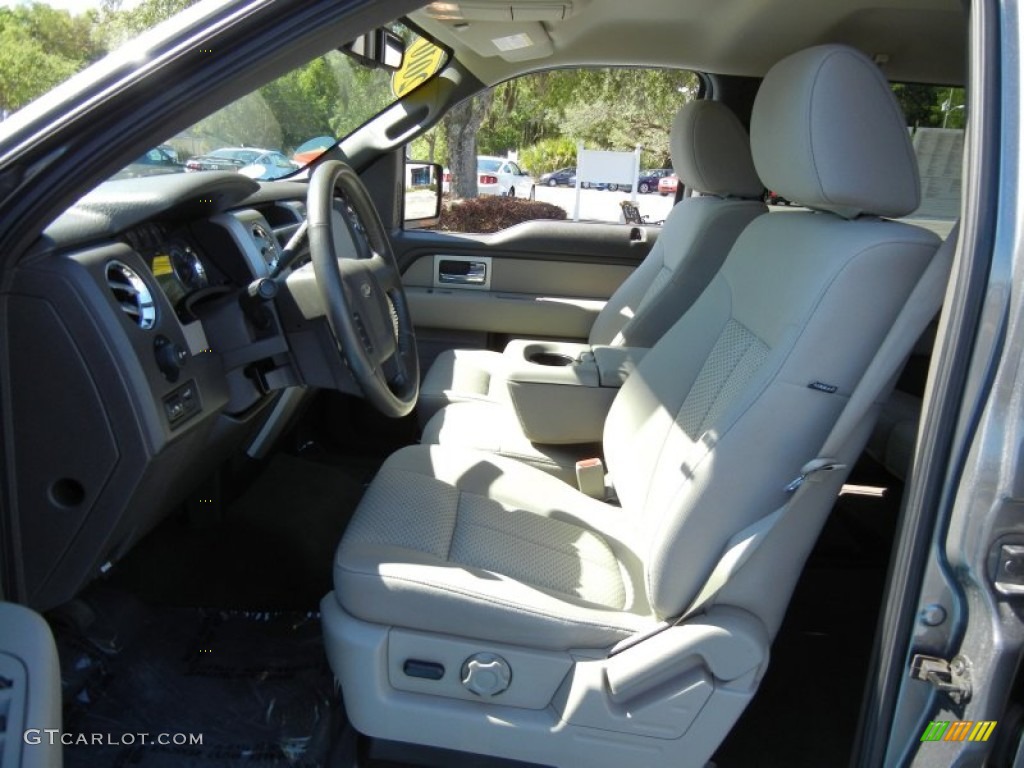 2010 F150 XLT SuperCrew - Sterling Grey Metallic / Medium Stone photo #11