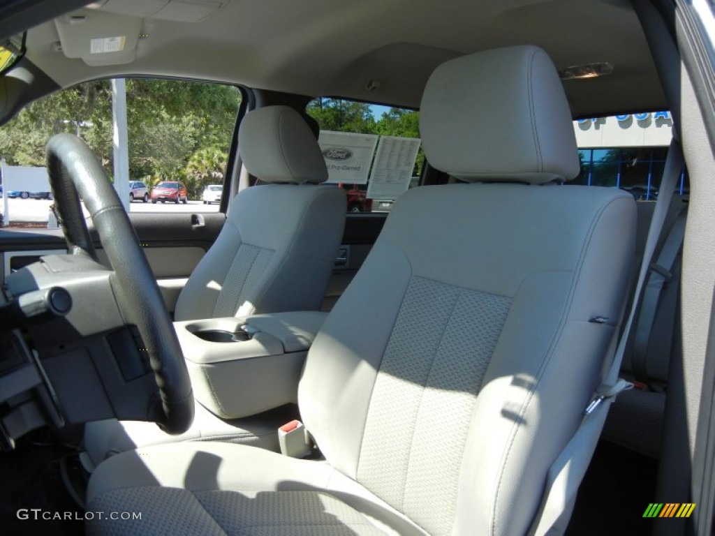 2010 F150 XLT SuperCrew - Sterling Grey Metallic / Medium Stone photo #12