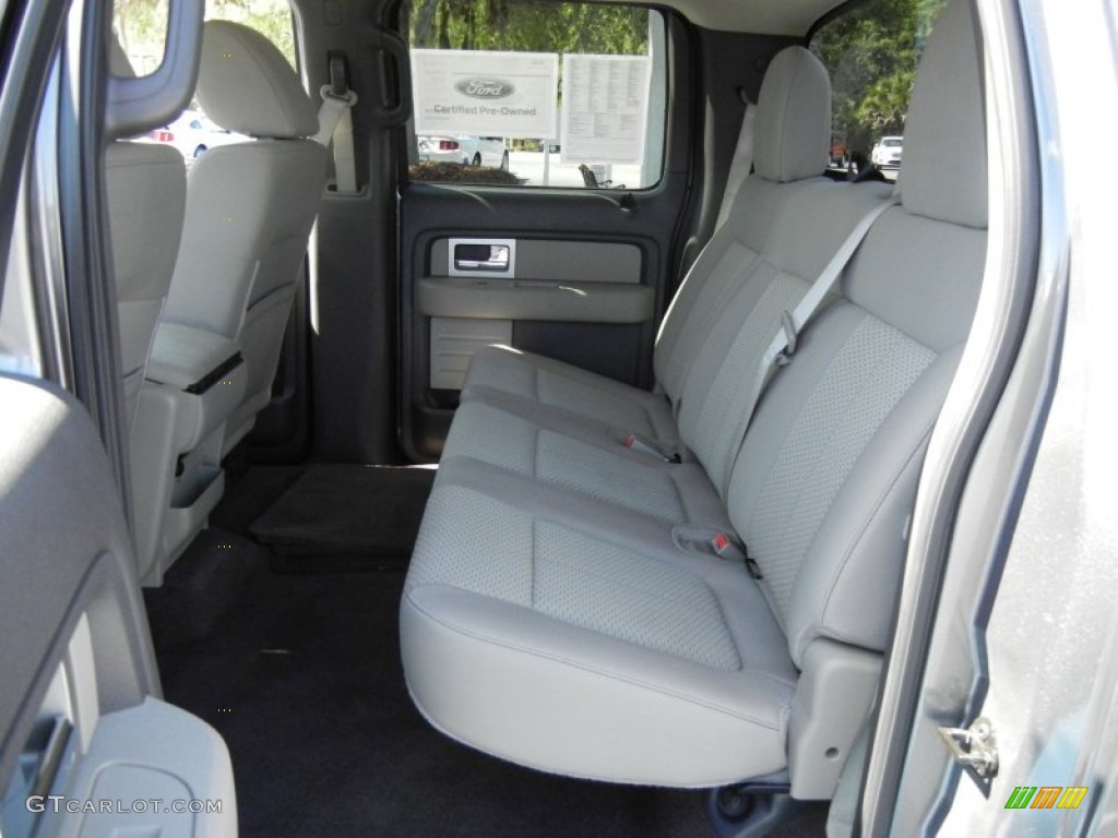 2010 F150 XLT SuperCrew - Sterling Grey Metallic / Medium Stone photo #14