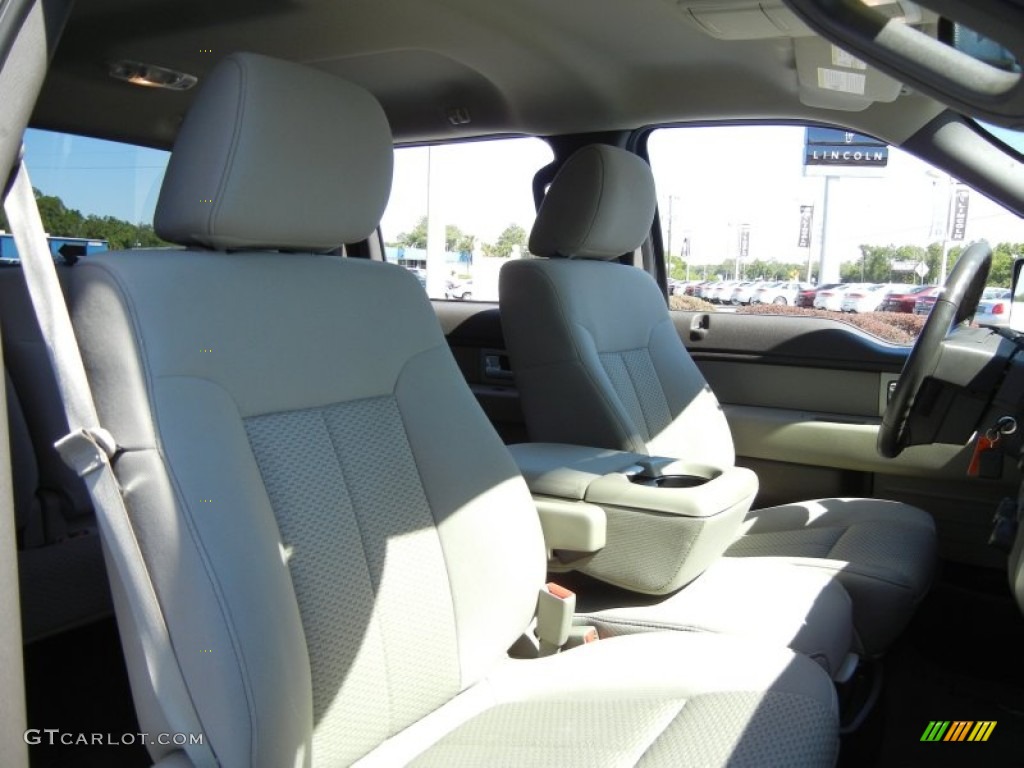 2010 F150 XLT SuperCrew - Sterling Grey Metallic / Medium Stone photo #17