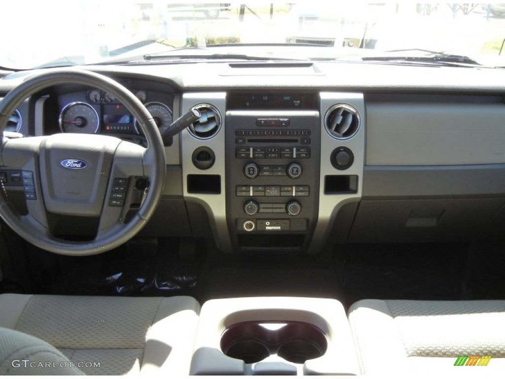 2010 F150 XLT SuperCrew - Sterling Grey Metallic / Medium Stone photo #18