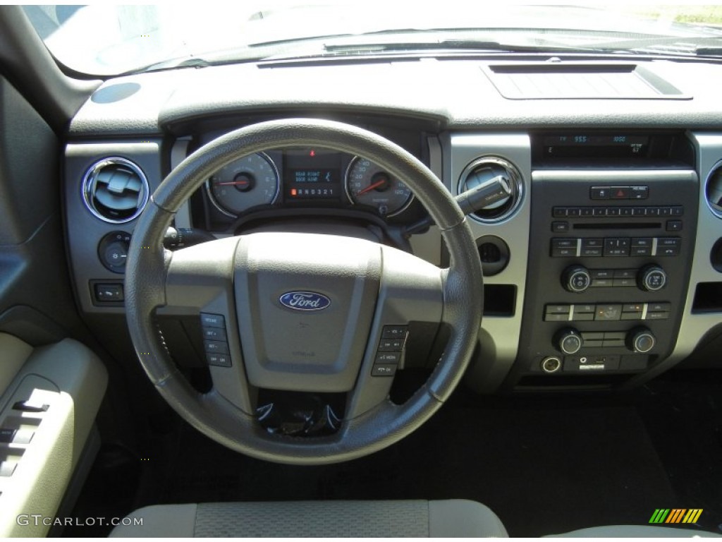 2010 F150 XLT SuperCrew - Sterling Grey Metallic / Medium Stone photo #19