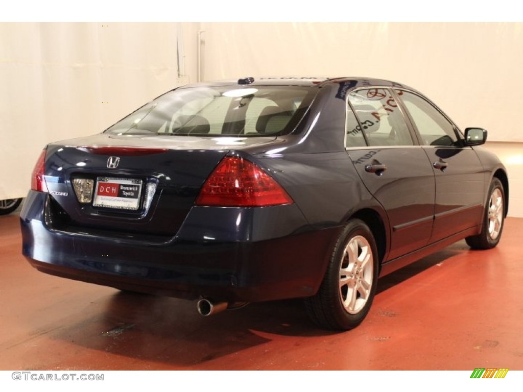 2006 Accord EX-L Sedan - Royal Blue Pearl / Black photo #6