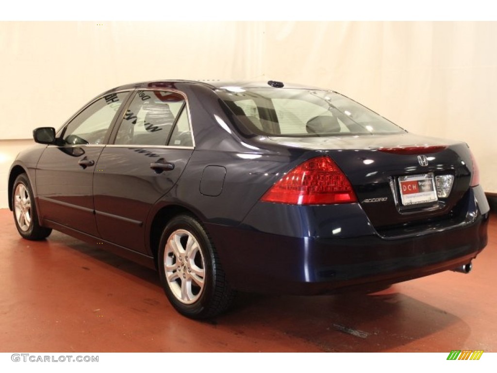 2006 Accord EX-L Sedan - Royal Blue Pearl / Black photo #8