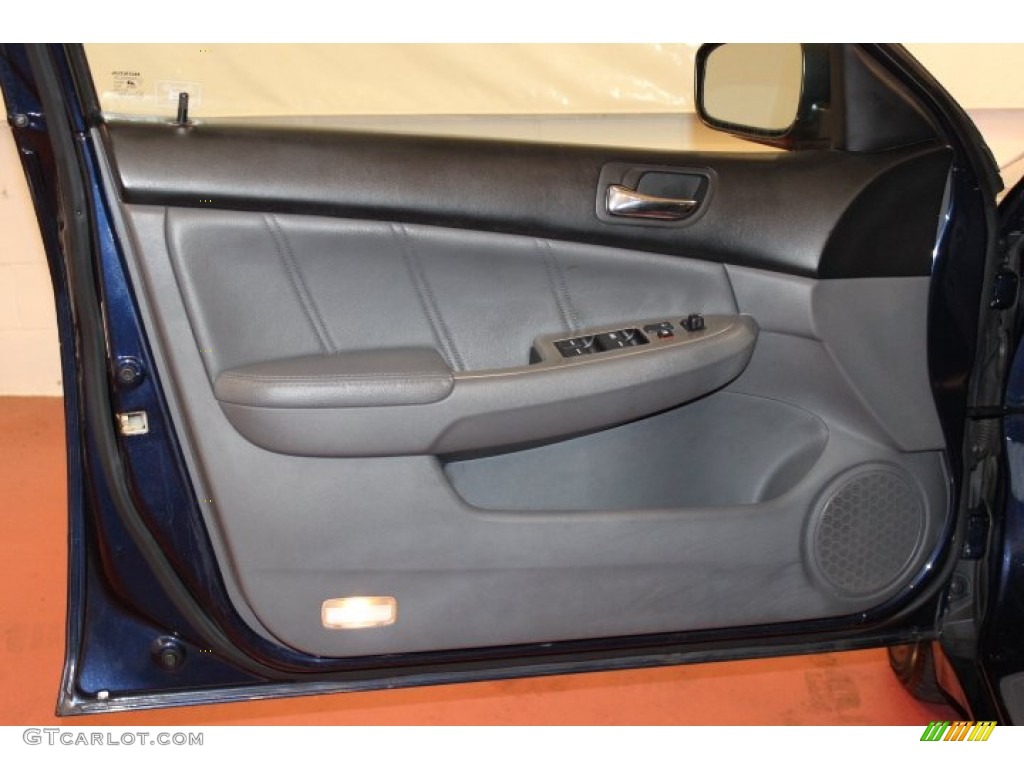 2006 Accord EX-L Sedan - Royal Blue Pearl / Black photo #9