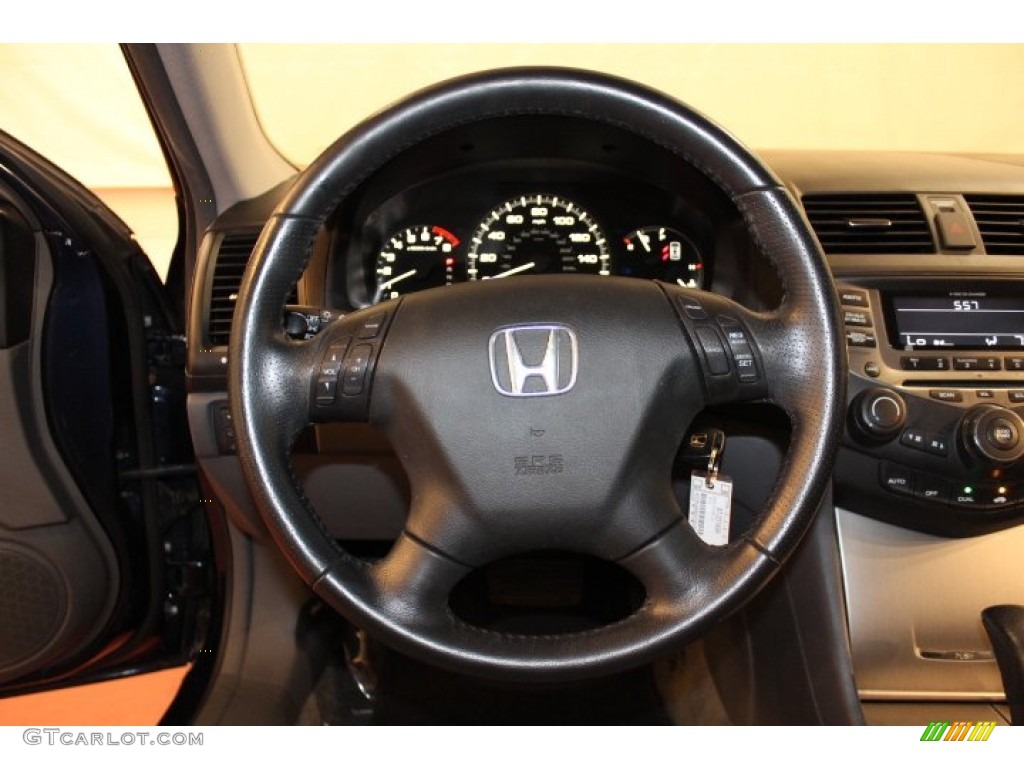 2006 Accord EX-L Sedan - Royal Blue Pearl / Black photo #14