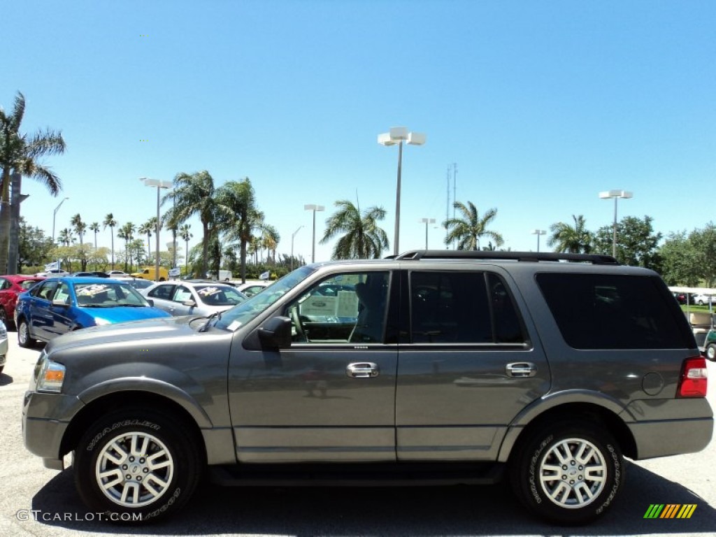 2011 Expedition XLT - Sterling Grey Metallic / Camel photo #12