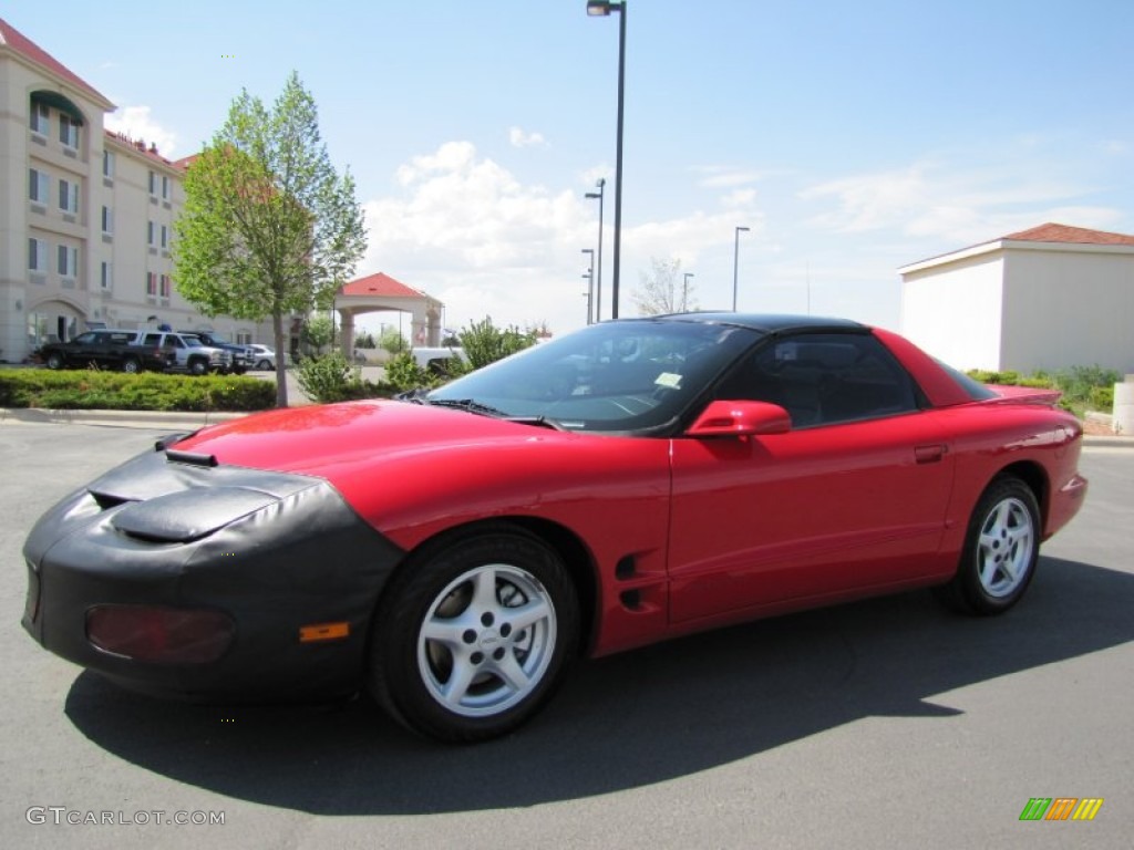 1998 Firebird Coupe - Bright Red / Dark Pewter photo #3