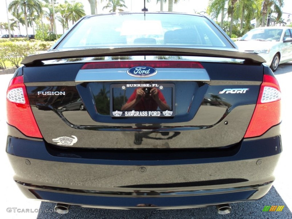 2011 Fusion Sport - Tuxedo Black Metallic / Sport Black/Charcoal Black photo #7