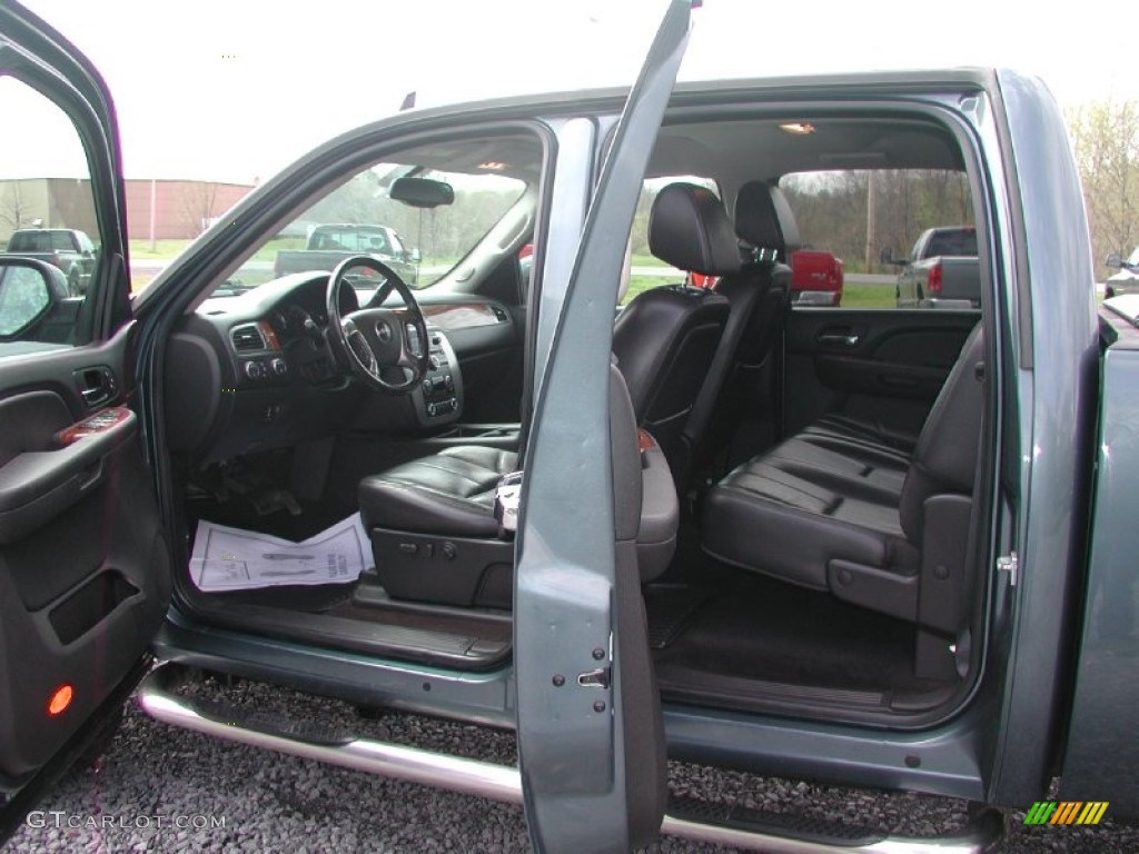 2007 Sierra 2500HD SLT Crew Cab 4x4 - Stealth Gray Metallic / Ebony Black photo #23