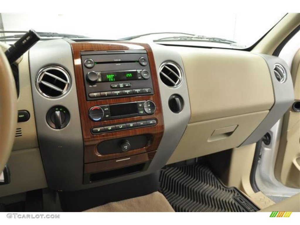 2007 F150 Lariat SuperCrew 4x4 - Oxford White / Tan photo #15