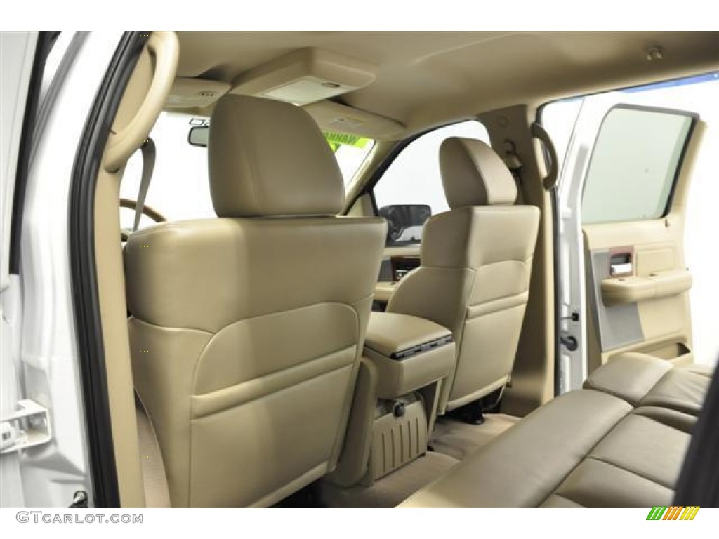 2007 F150 Lariat SuperCrew 4x4 - Oxford White / Tan photo #18