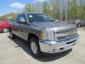 2012 Mocha Steel Metallic Chevrolet Silverado 1500 LT Extended Cab 4x4  photo #5