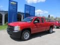 Victory Red - Silverado 1500 Work Truck Extended Cab 4x4 Photo No. 1
