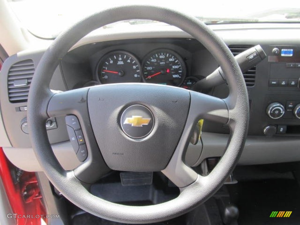 2012 Silverado 1500 Work Truck Extended Cab 4x4 - Victory Red / Dark Titanium photo #10