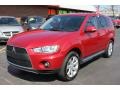 2011 Rally Red Metallic Mitsubishi Outlander GT AWD  photo #1