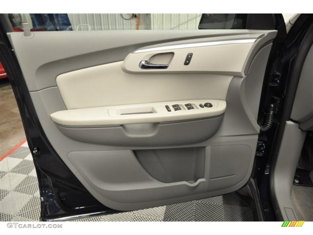 2012 Traverse LT - Dark Blue Metallic / Dark Gray/Light Gray photo #4