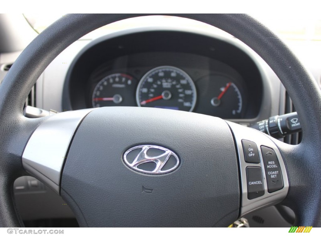 2010 Elantra GLS - Carbon Gray Mist / Gray photo #6