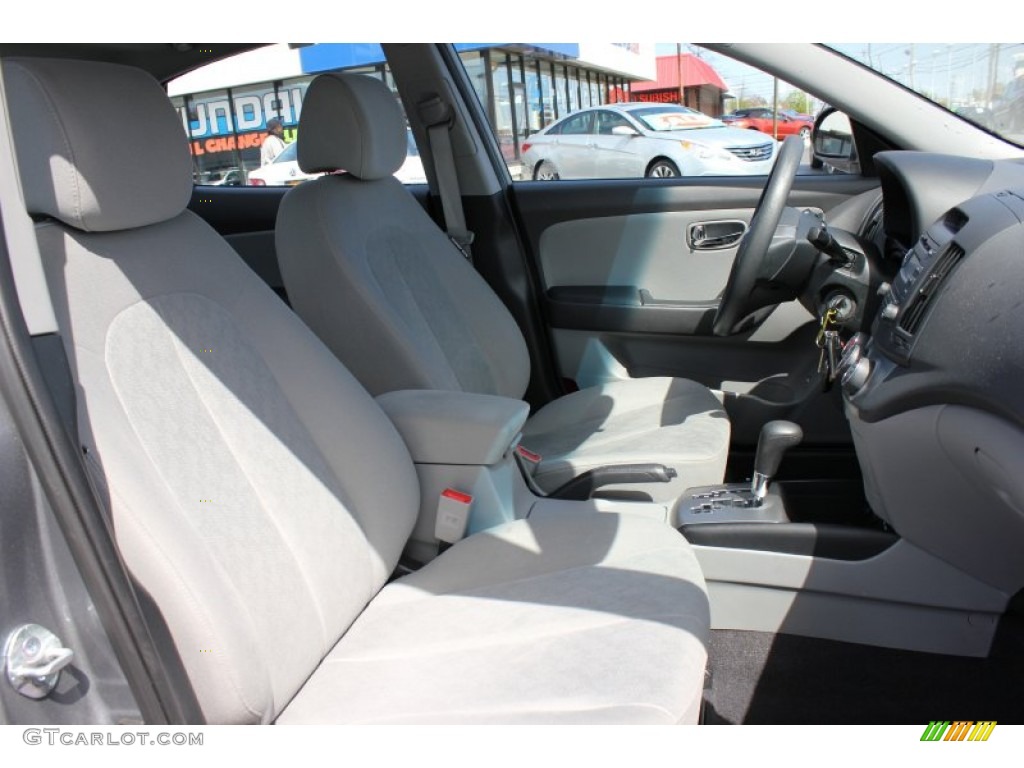 2010 Elantra GLS - Carbon Gray Mist / Gray photo #16