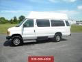Oxford White 2006 Ford E Series Van E350 Passenger Commercial