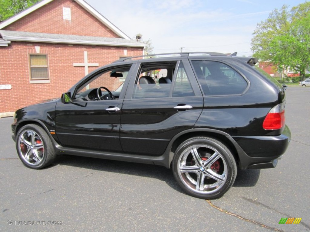 Black Sapphire Metallic 2002 BMW X5 4.4i Exterior Photo #64319441