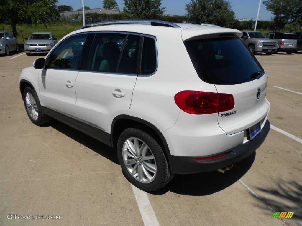 2012 Tiguan SE - Candy White / Beige photo #5