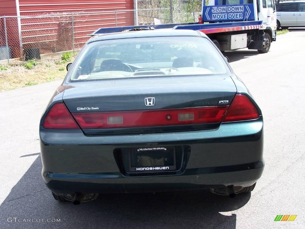 1998 Accord LX V6 Coupe - Dark Emerald Pearl / Ivory photo #2