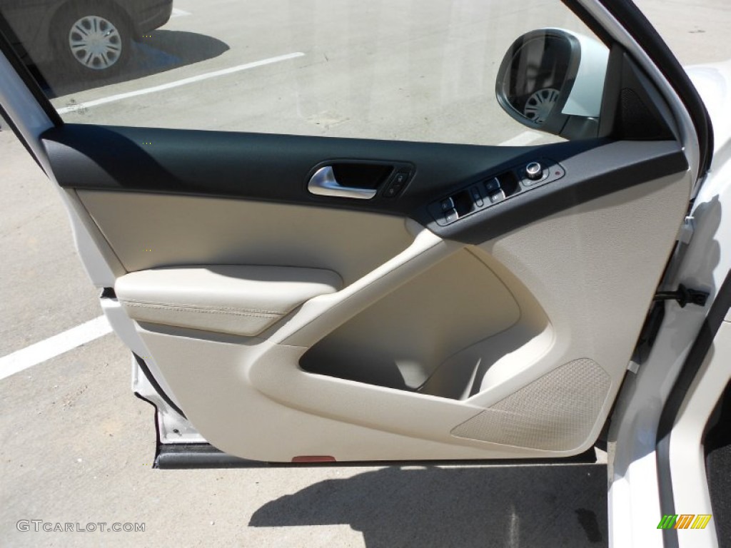 2012 Tiguan SE - Candy White / Beige photo #10