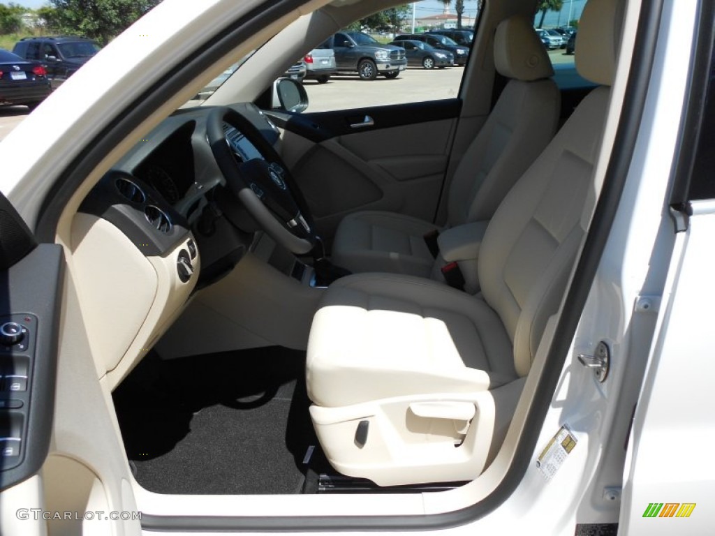 2012 Tiguan SE - Candy White / Beige photo #11