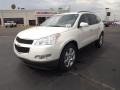 2012 White Diamond Tricoat Chevrolet Traverse LT  photo #1