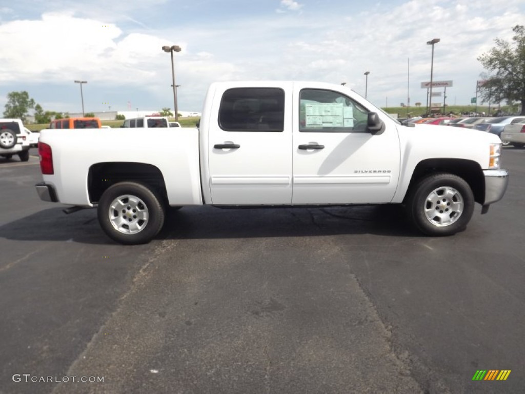 2012 Silverado 1500 LT Crew Cab - Summit White / Ebony photo #4