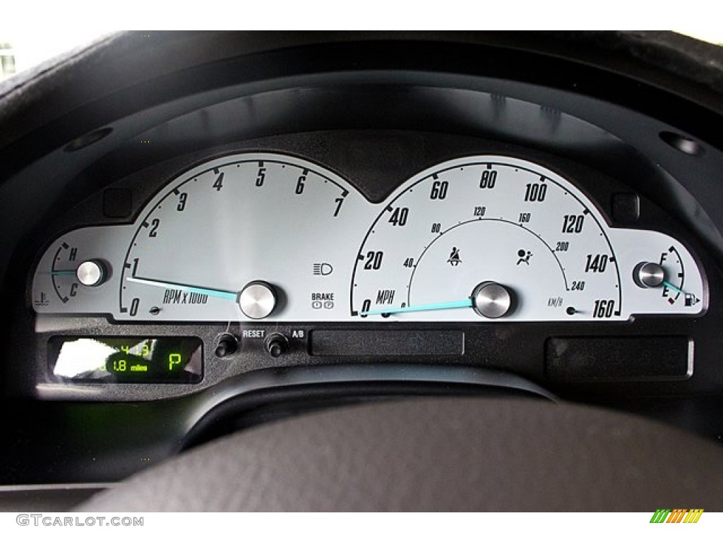 2002 Ford Thunderbird Premium Roadster Gauges Photo #64321744