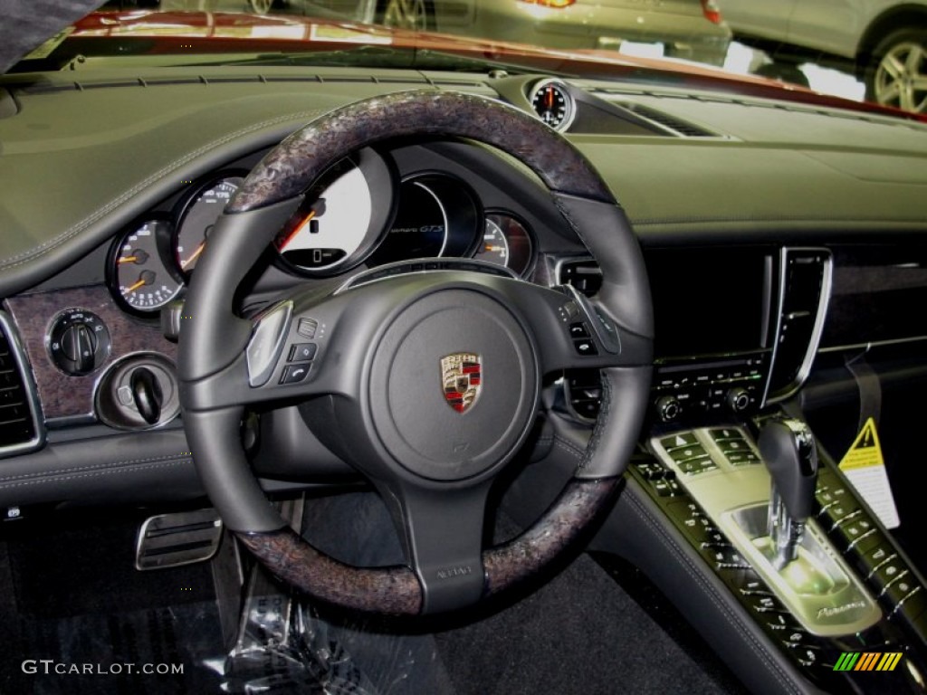 2013 Porsche Panamera GTS Black w/Alcantara Dashboard Photo #64321807