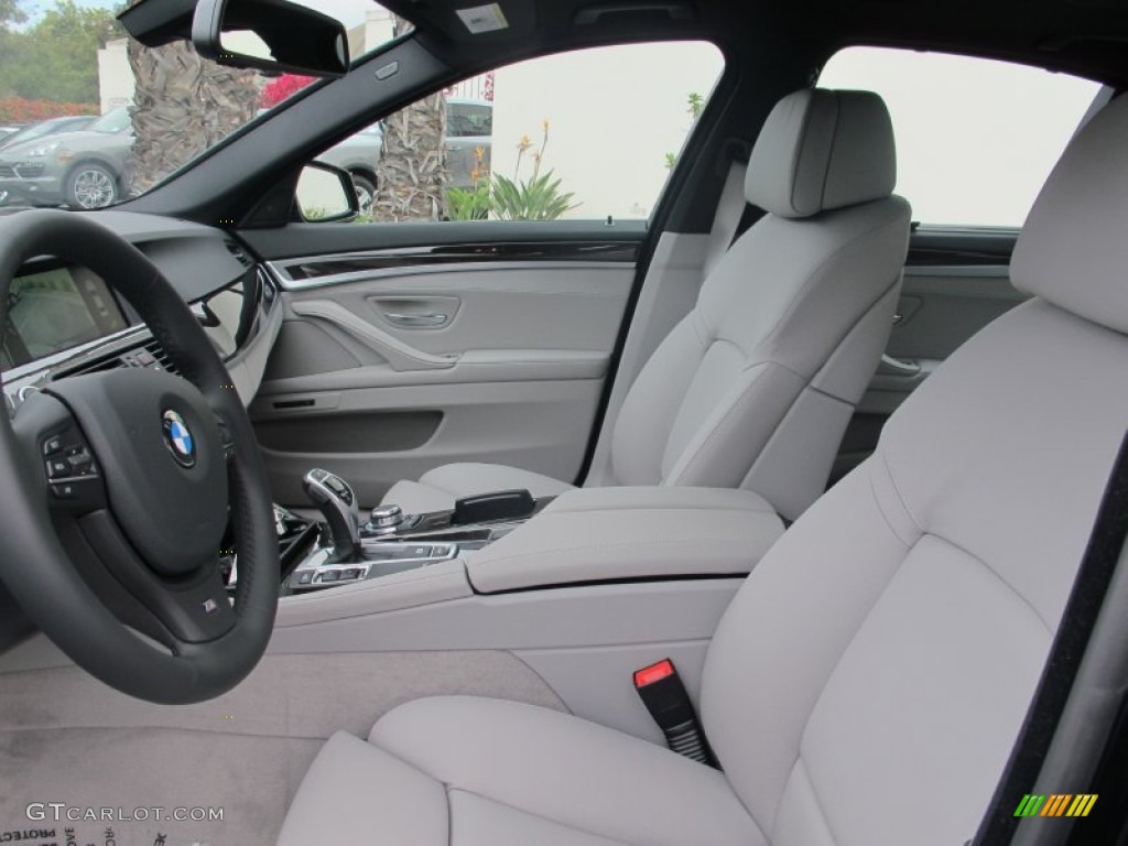 2012 5 Series 535i Sedan - Carbon Black Metallic / Everest Gray photo #5