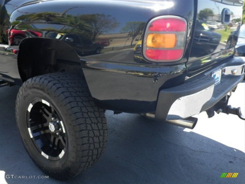 2000 Silverado 1500 LT Extended Cab 4x4 - Onyx Black / Medium Gray photo #8