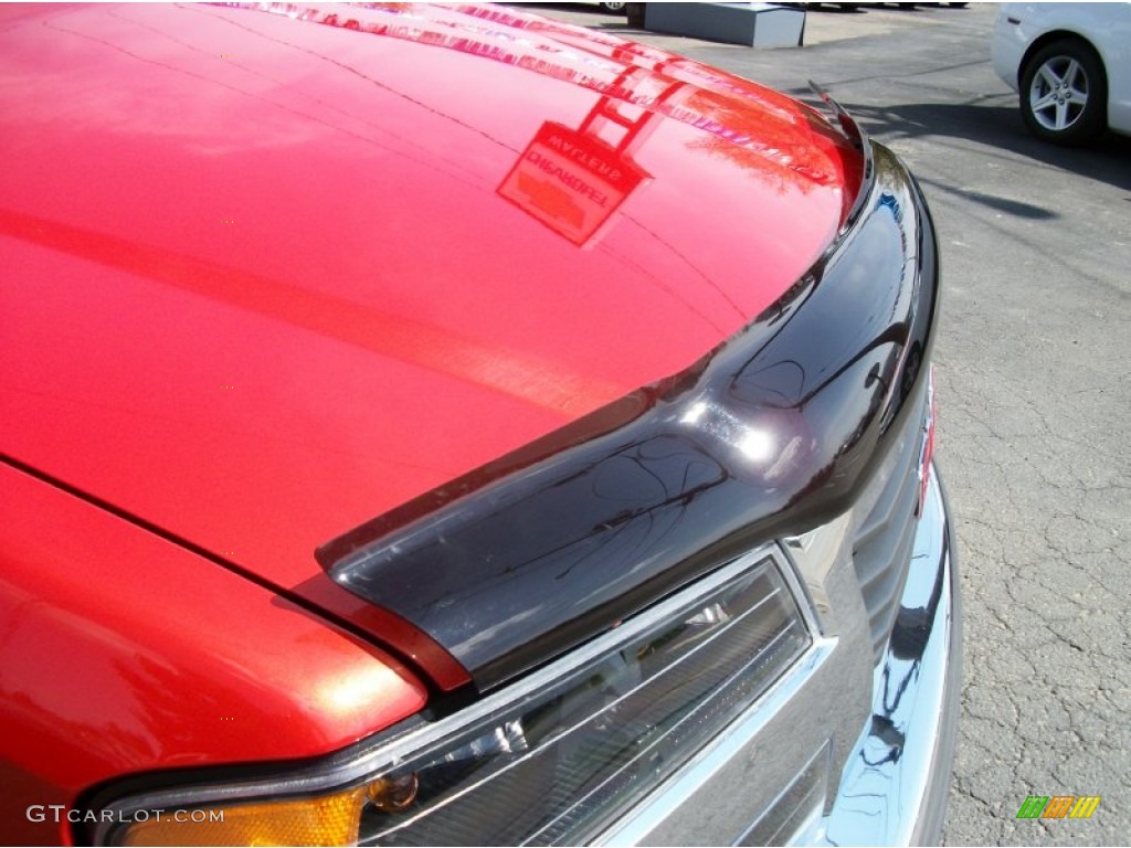 2008 Canyon SLE Extended Cab 4x4 - Red Orange Metallic / Ebony photo #41