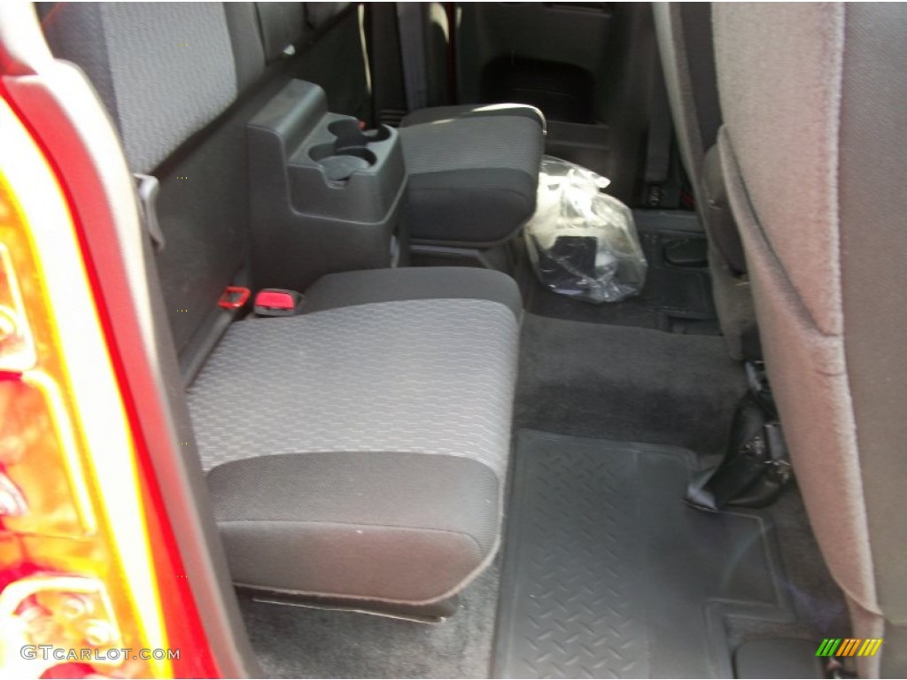2008 Canyon SLE Extended Cab 4x4 - Red Orange Metallic / Ebony photo #43